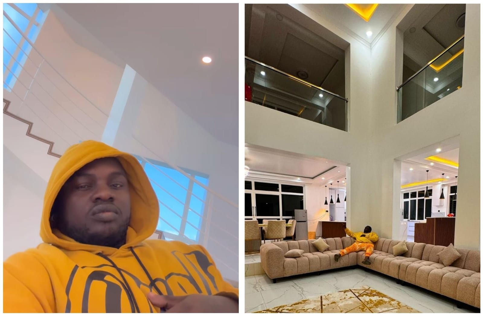 "Naripoti moja kwa moja kutoka Garden City! "Khaligraph aifanyia mzaha nyumba yake kufuatia ukosoaji mitandaoni