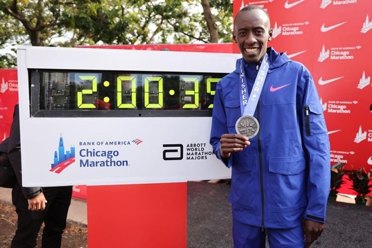 Mwanariadha atakayevunja rekodi ya Kelvin KIptum kwenye Valencia Marathon kutuzwa Ksh 135m