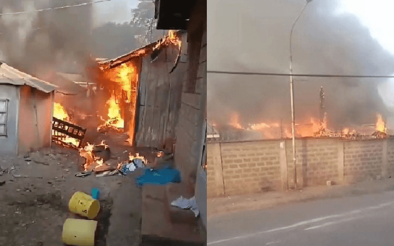 Waandamanaji wateketeza kituo cha polisi cha Shauri Moyo Nairobi