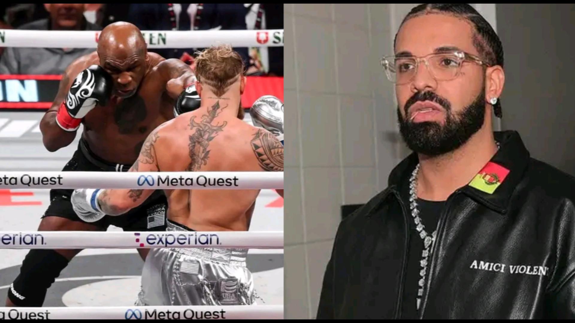 Rapa Drake aweka bet ya Ksh 42M Mike Tyson kumshika Jake Paul katika pambano la ngumi