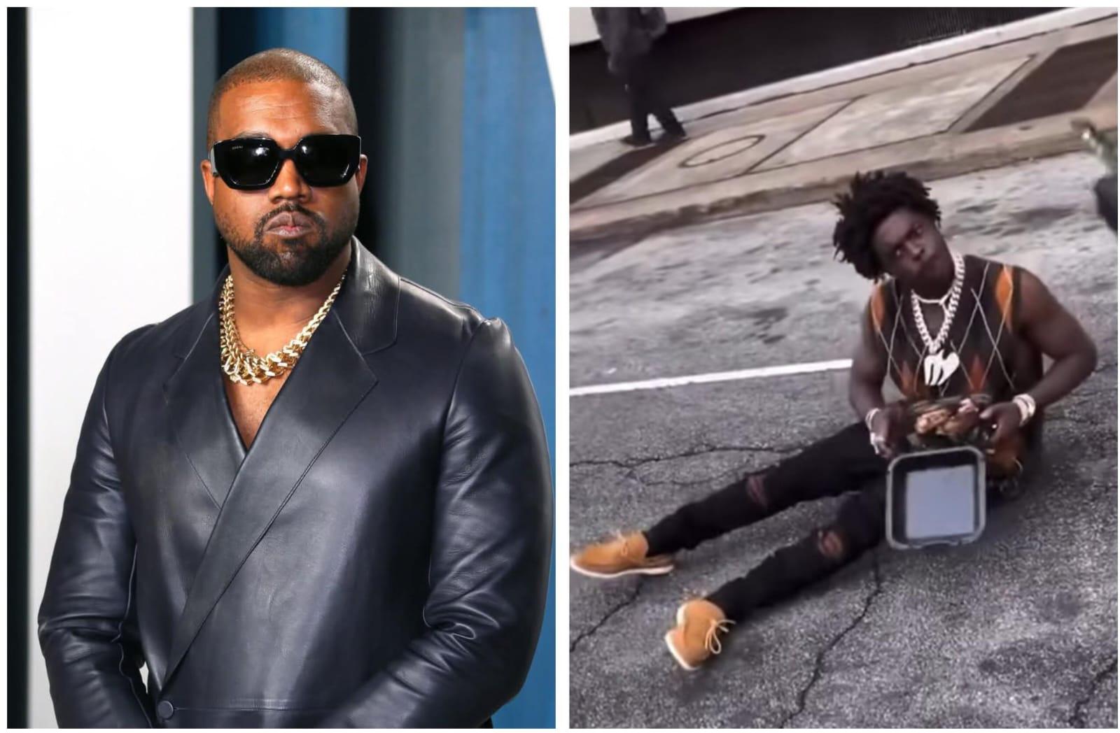 Wasiwasi Baada Ya Rapa Kodak Black Kuonekana Akila Kuku Katikati Ya Barabara, Kanye West Ajitolea Kumsaidia