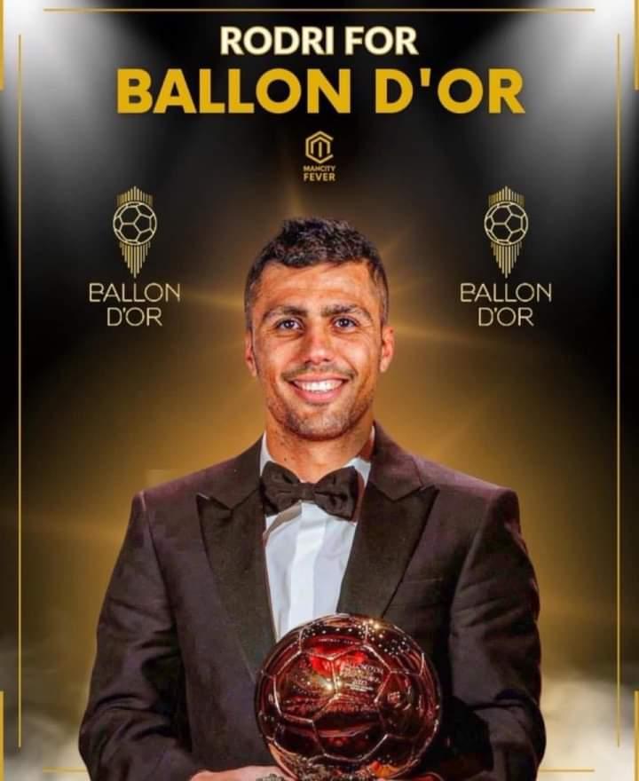 Rodri ashinda  tuzo la Ballon d'Or