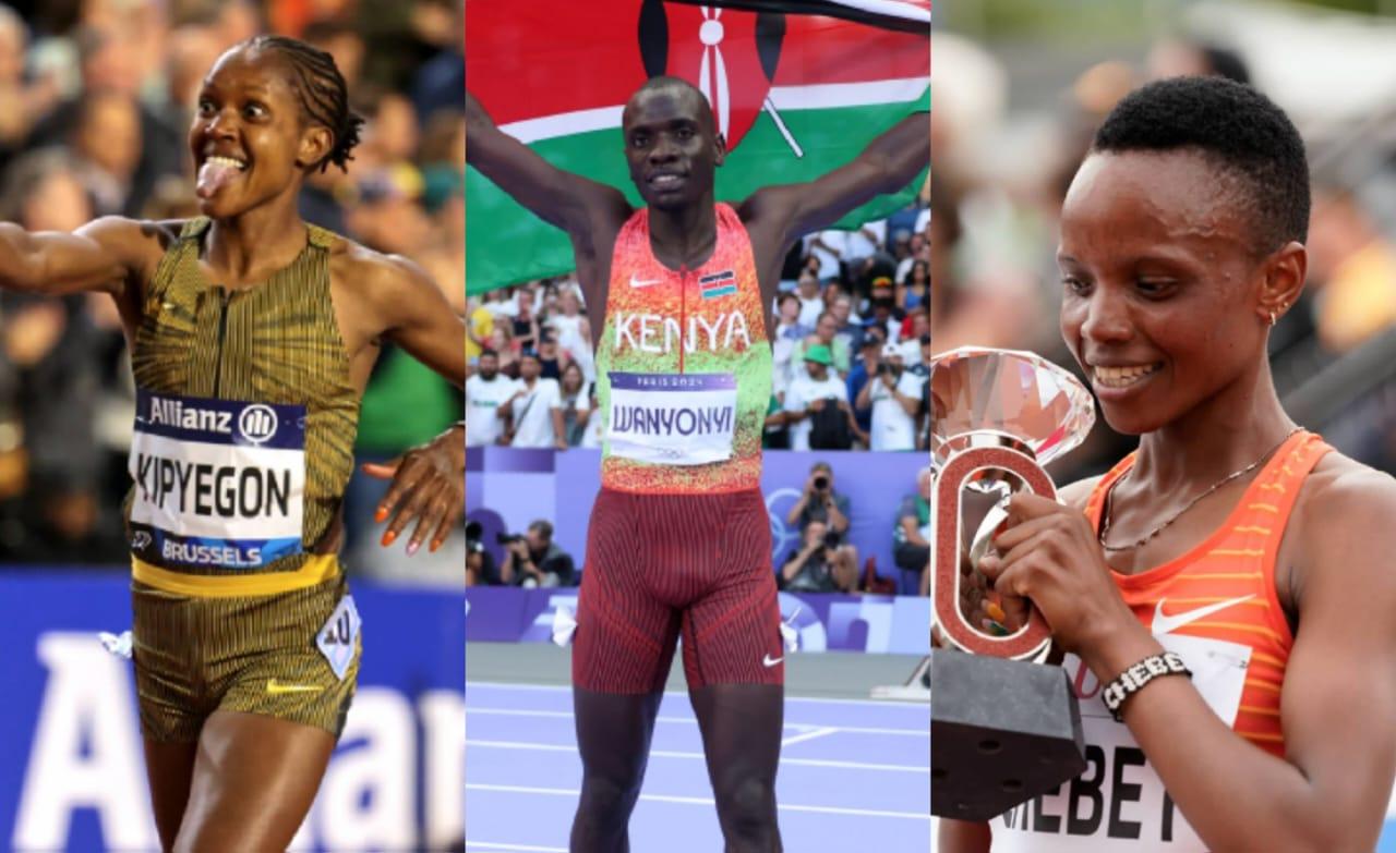 Faith Kipyegon, Chebet na Wanyonyi wateuliwa kuwania tuzo ya mwanariadha bora duniani